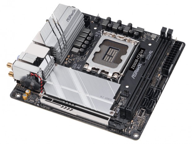 2.5G LANとWi-Fi 6E搭載のMini-ITXマザー、ASRock「Z690M-ITX/ax」近日発売
