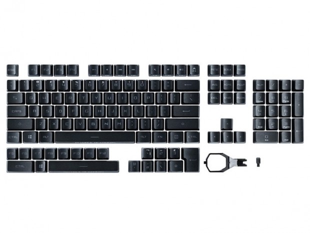 ASUS、ROG RX オプティカルスイッチ向けPBT樹脂の2色成形キーキャップセット