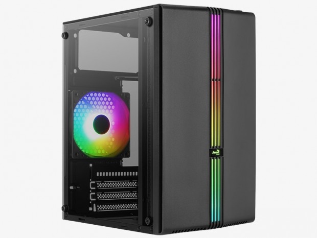 FUTURISTIC RGBフロントパネル採用のミニタワー、Aerocool「Evo Mini」シリーズ