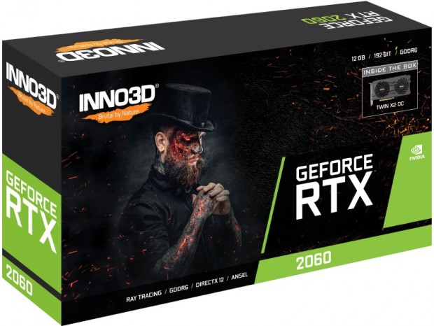オーバークロック仕様の12GB版GeForce RTX 2060グラフィックスカードがInno3Dから