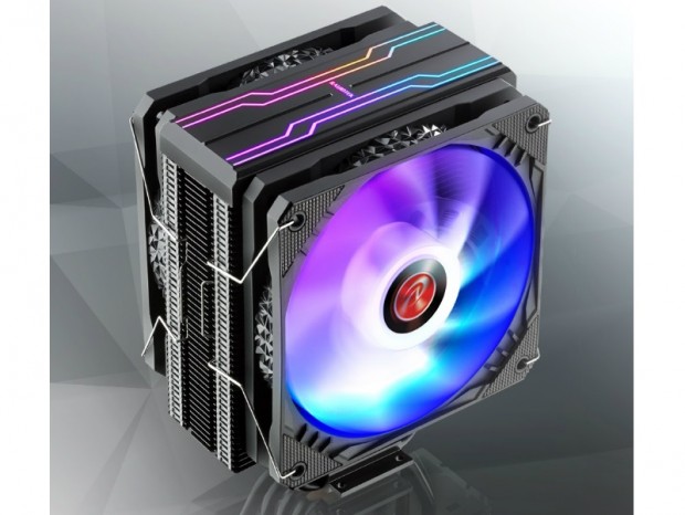 2基の120mm ARGBファンを搭載するサイドフロー、RAIJINTEK「ELEOS 12 DUO RBW」