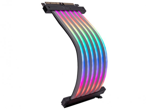 光るPCI-Express（x16）ライザーケーブル、AZZA「RGB GPU RISER CABLE」発売