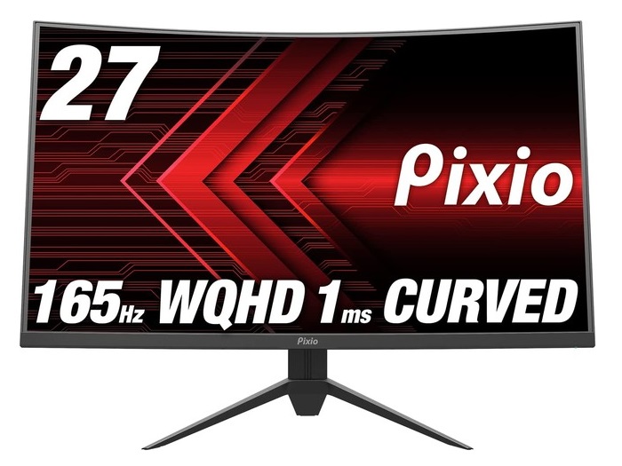 165hz 1ms対応のwqhd曲面ゲーミング液晶 Pixio Pxc277 など2機種 エルミタージュ秋葉原