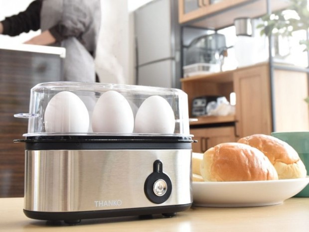 最短6分で完成、簡単すぎ＆早すぎる“ゆでたまご専用器”がサンコーから