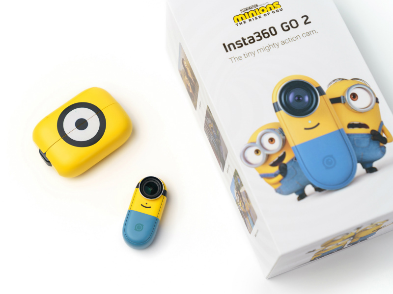 小型アクションカメラ「Insta360 GO 2」にミニオンズデザインの特別 