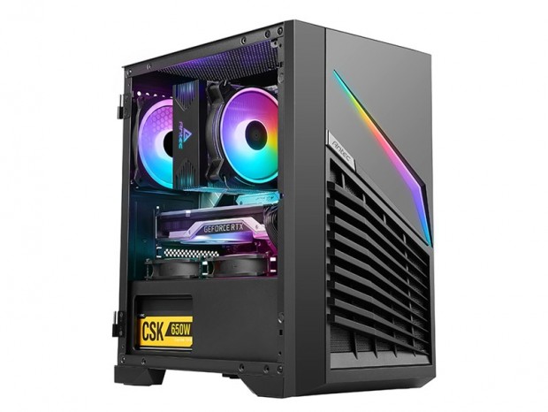 Antec、フロントARGBバー＆スクリューレスガラスパネル装備のミニタワー「DP31」発売