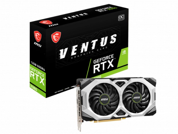 MSI「VENTUS」シリーズから12GB版GeForce RTX 2060が発売開始