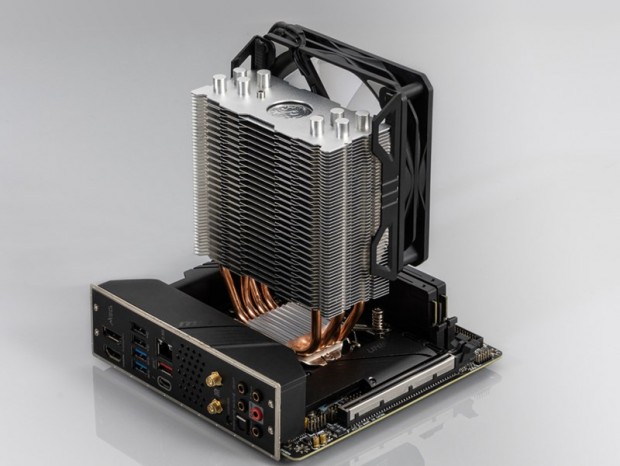 Bitspower、4本パイプダイレクトタッチのサイドフローCPUクーラー「Phantom CPU Air Cooler」