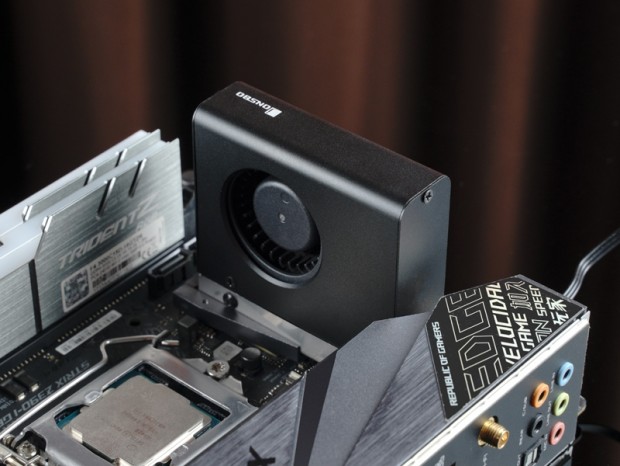 シロッコファンを搭載した背の高いM.2 SSDクーラーがJONSBOから