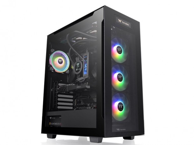 Thermaltake、フロント液晶にシステム情報を表示できるミドルタワー「Divider 550 TG Ultra」