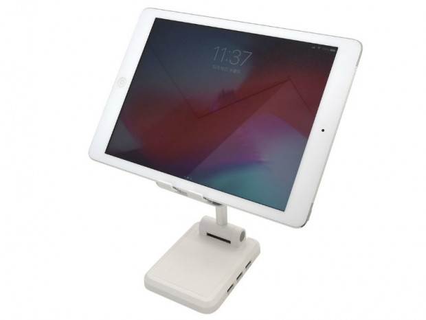 充電も同時にできるタブレットスタンドがサンコーから発売開始