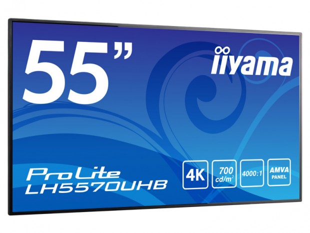 iiyama、デジタルサイネージ向け大型4K液晶ディスプレイ計2機種