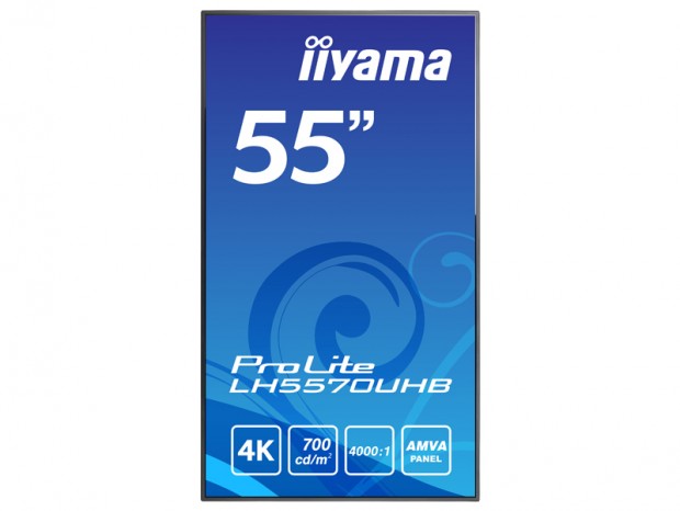 iiyama、デジタルサイネージ向け大型4K液晶ディスプレイ計2機種