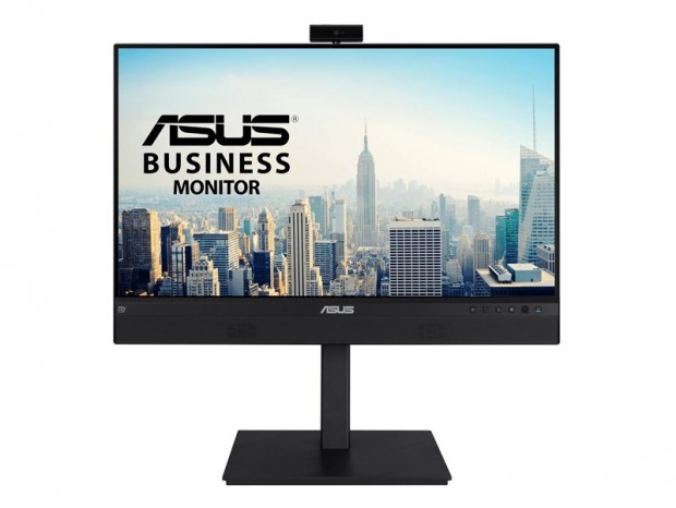 フルHDカメラ＆ノイキャンマイク搭載。ビデオ会議に最適な23.8型液晶、ASUS「BE24ECSNK」