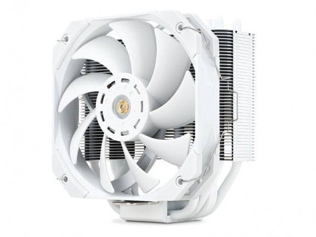 全高135mmに抑えた白いサイドフロー、Thermalright「TA120 EX MINI WHITE」