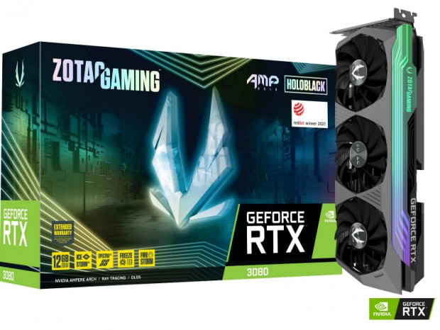 ホログラフィーライティング搭載の12GB版GeForce RTX 3080がZOTACから発売