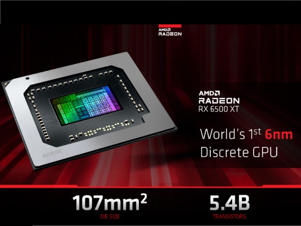 AMD、RDNA 2採用のエントリーグラフィックス「Radeon RX 6500 XT」正式発表