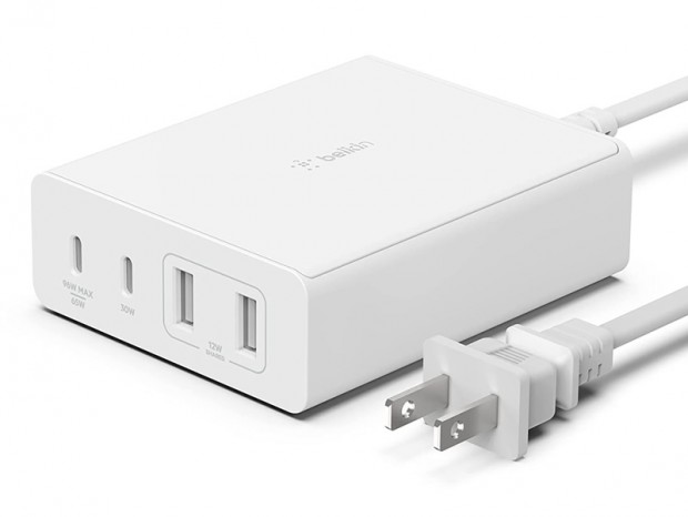最大108W給電に対応する4デバイス対応充電器がベルキンから