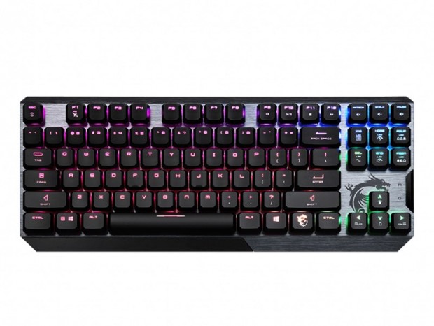 MSI、Kailhロープロスイッチを搭載した低背テンキーレス「VIGOR GK50 LOW PROFILE TKL」