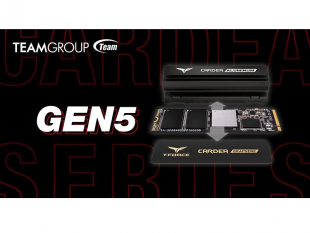 Team、最大13,000MB/sec超のPCI-Express5.0 SSD「T-FORCE PCIe Gen5 SSD」準備中