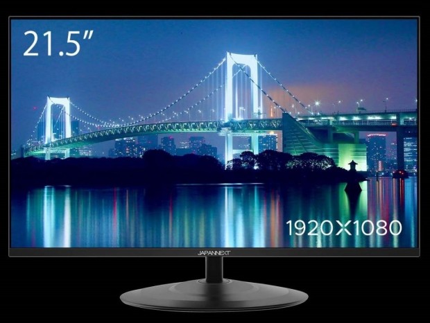 税込1万円台のVAパネル採用21.5型フルHD液晶ディスプレイがJAPANNEXTから