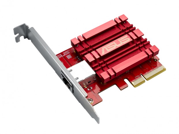 ゲームパケットを自動的に優先する10ギガビットLANカード、ASUS「XG-C100C V2」