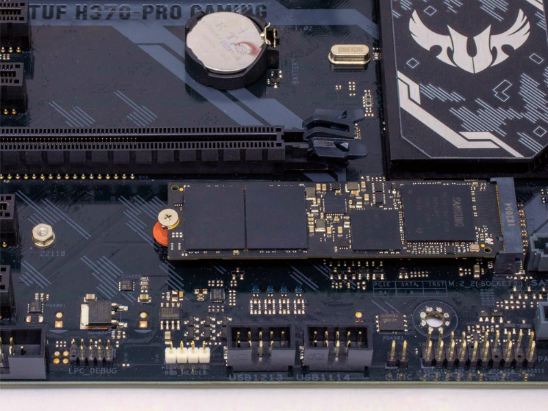 紛失した時に便利なM.2 SSD固定用ネジ・スペーサーセットが