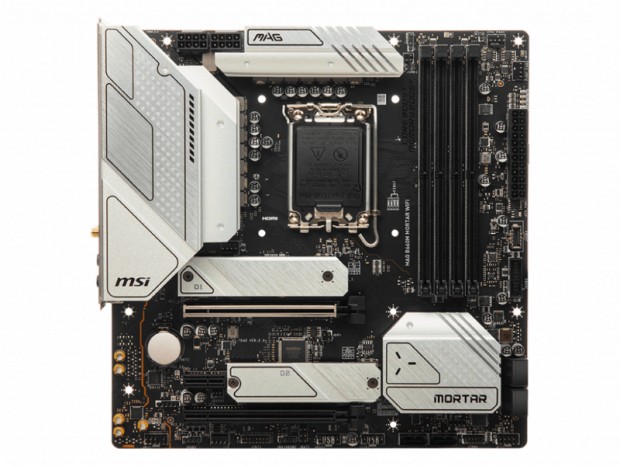 DDR5対応のB660 MicroATXマザーボード、MSI「MAG B660M MORTAR WIFI」