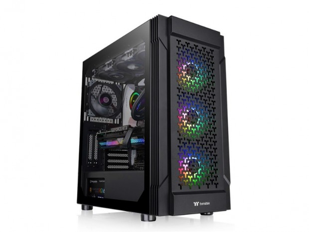 Ttロゴ型通気孔を備えた高エアフローミドルタワー、Thermaltake「Versa T27 TG ARGB」