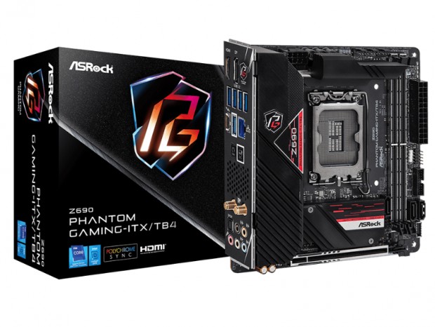 最新機能が充実したMini-ITXゲーミングマザー、ASRock「Z690 Phantom Gaming-ITX/TB4」