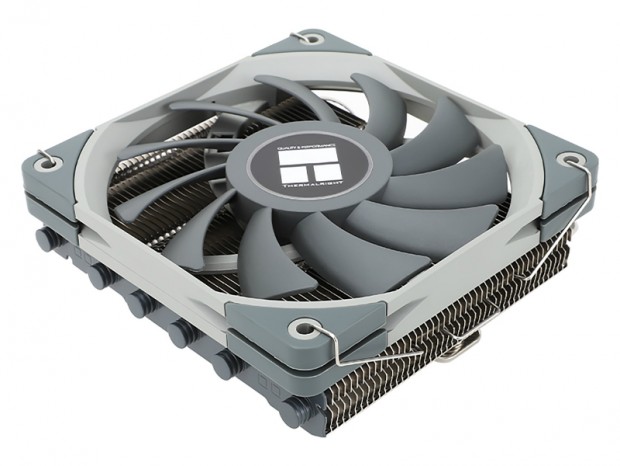 120mmファン搭載のロープロファイルCPUクーラー、Thermalright「AXP120-X67」