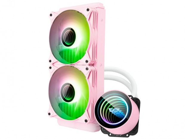 インフィニティミラー搭載のLGA1700対応AIO水冷、darkFlash「Twister DX240/D360 V2」