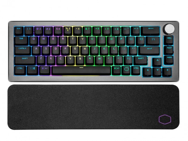 Cooler Master、デュアルワイヤレス＆有線対応の65％サイズキーボード「CK721」