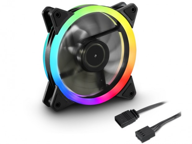 SHARKOON、120mm ARGBファン「SHARK Blades RGB FAN」にPWMモデル追加