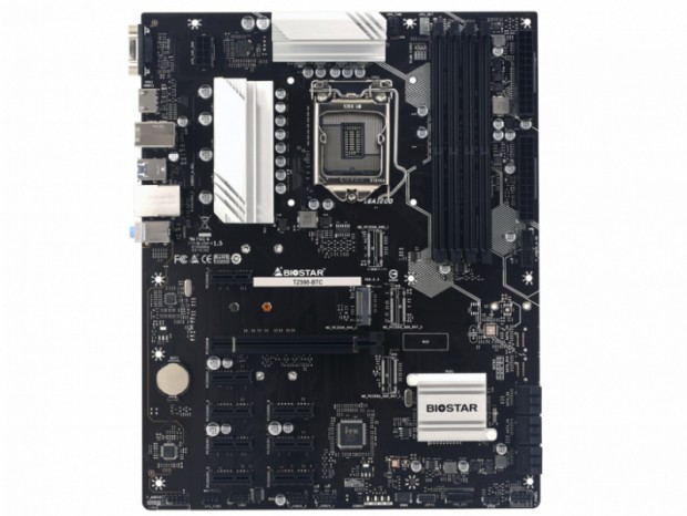 計9本のPCIeスロットを備えるマイニング向けIntel Z590マザー、BIOSTAR「TZ590-BTC」