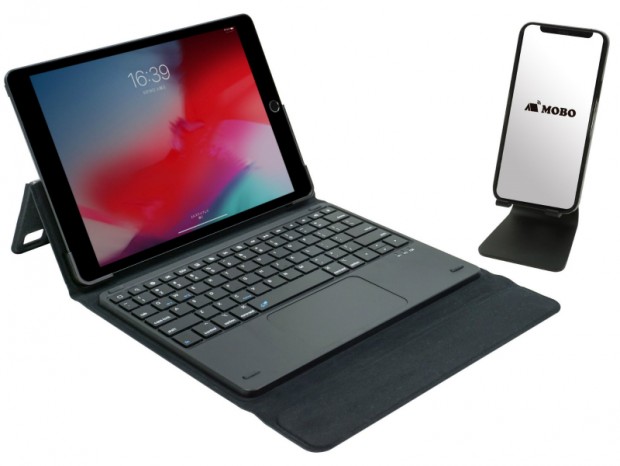 iPadをノートPCに変えるキーボード＆タッチパッド付きスタンドケースがMOBOから