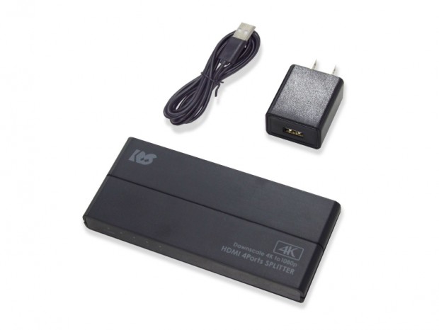ダウンスケール機能を搭載したHDMI分配器、ラトック「RS-HDSP4C-4K」発売