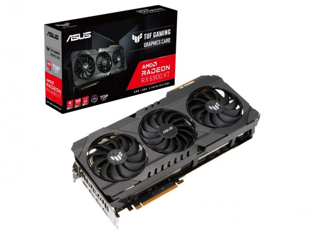2.9スロットの3連ファンクーラーを搭載するRadeon RX 6900 XTがASUS TUF GAMINGから
