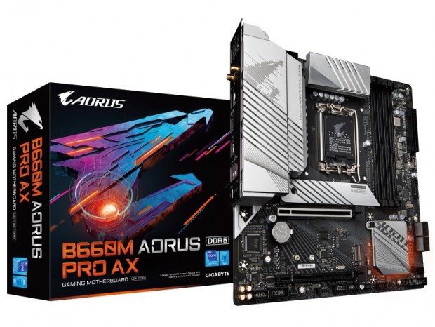 DDR5対応のB660 MicroATXゲーミングマザー、GIGABYTE「B660M AORUS PRO AX」発売