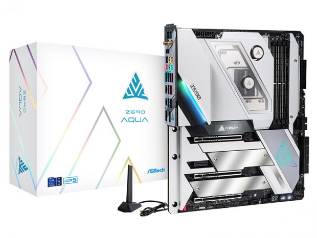 限定500枚でOC特化の本格水冷マザーボード、ASRock「Z690 AQUA OC」3月4日発売