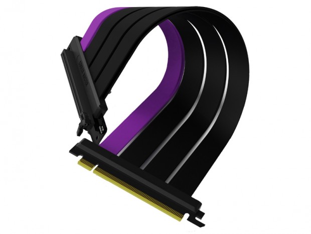 電磁干渉を防ぐEMIシールドを備えたPCIe4.0ライザーケーブルがCooler Masterから