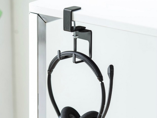 サンワダイレクト デスクやソファに後付けできるクランプ式ハンガーフック計6種 エルミタージュ秋葉原