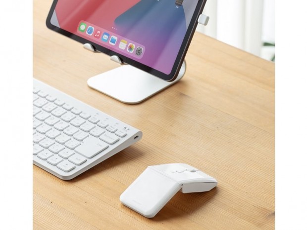 サンワダイレクト、Type-Cワイヤレス版を含む薄型折りたたみマウス3モデル発売