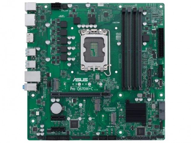 Intel Q670採用のビジネス向けMicroATXマザーボード、ASUS「Pro Q670M-C-CSM」