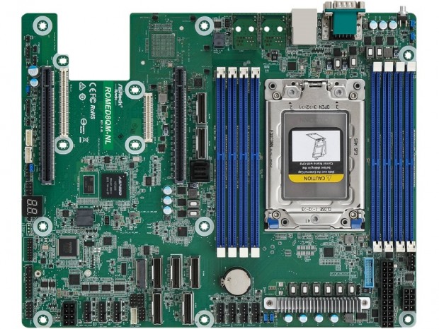 最大29台のSATAストレージを搭載できるEPYC対応ATXマザーボードがASRock Rackから