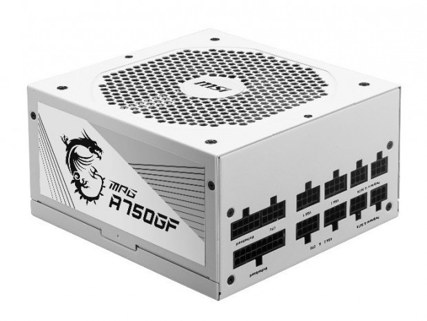MSI初のホワイト電源、フルモジュラーのGOLD認証モデル「MPG A750GF WHITE」が今月発売