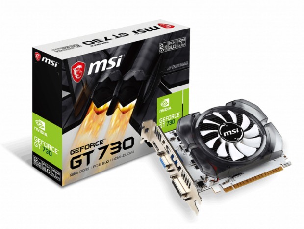 税込4,000円台の白基板採用GeForce GT 730グラフィックスカードがMSIから