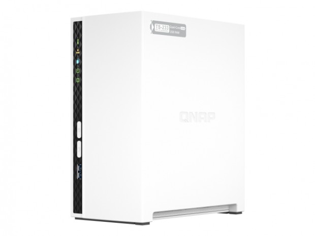AI画像認識機能を備えたホームユース向け2ベイNAS、QNAP「TS-233」