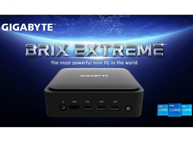 第12世代Intel Core搭載の小型ベアボーンキット、GIGABYTE「BRIX Extreme」