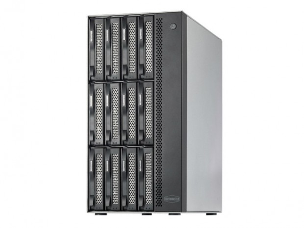最大容量240TBの12ベイ静音ハイエンドNAS、TerraMaster「T12-423」